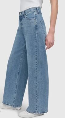 DKNY Wide Leg High Rise Jeans 12 Y2K Skater Grunge NWOT